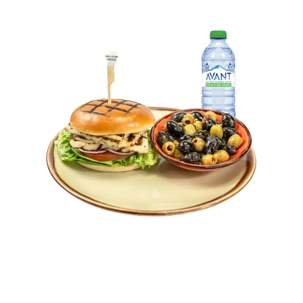 Halloumi Burger Meal