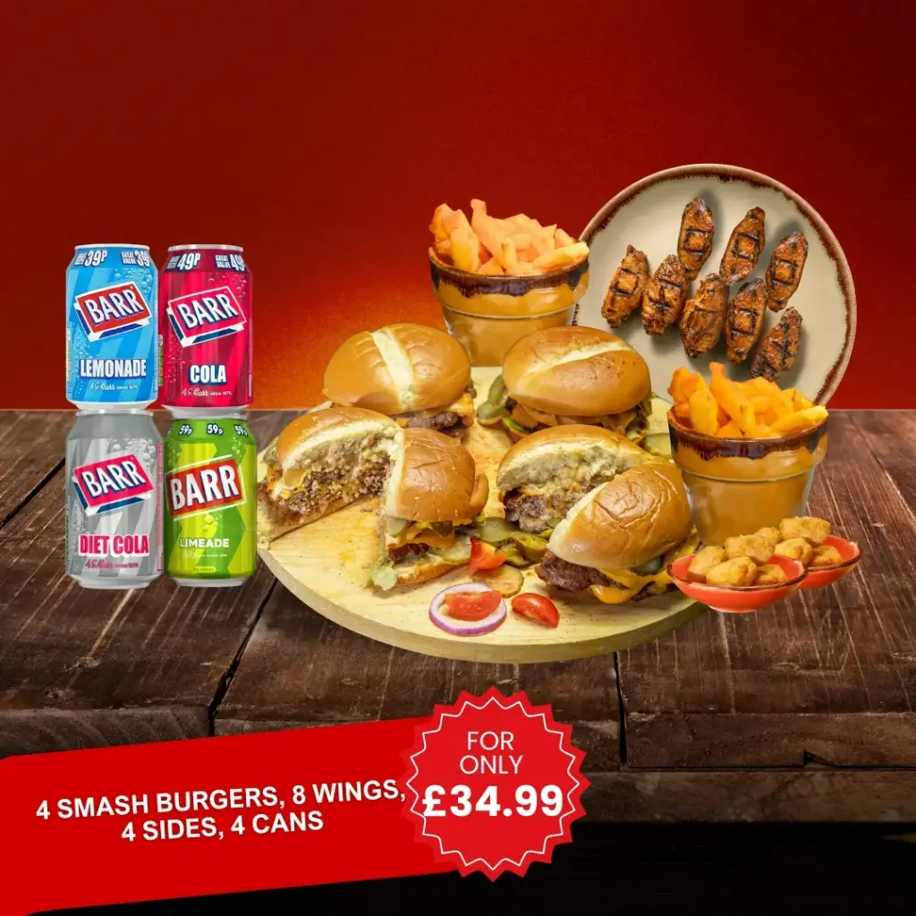 Smash burger mates rate at The Grill Peri Peri, Mill Road